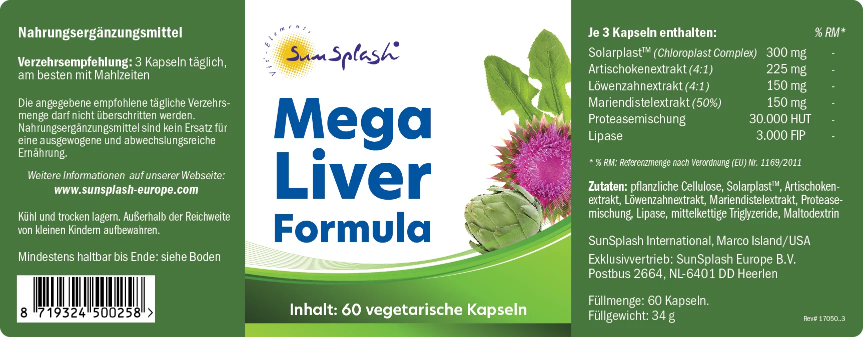 Mega LIVER Formula (60 Kaps.)
