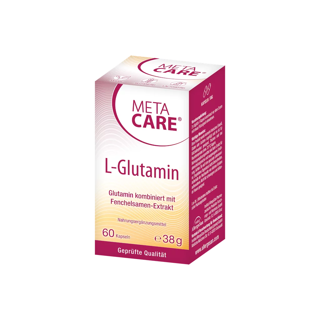 metacare® L-Glutamin (60 Kaps.)