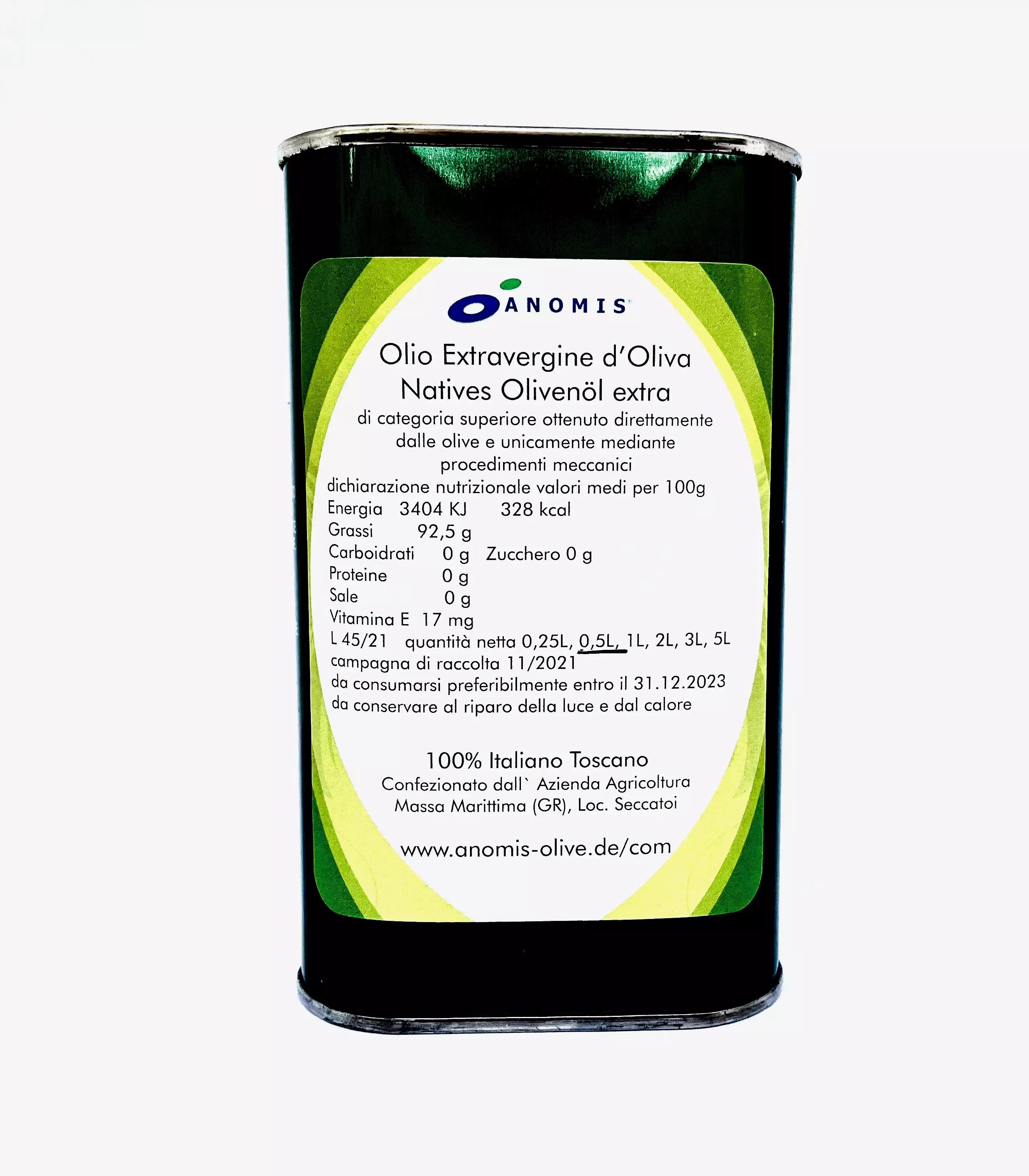 Natives Olivenöl extra (Toskana) - 0,5 Liter