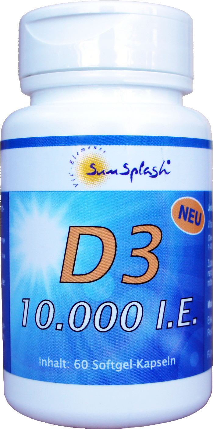Vitamin D3 10.000 I.E. (60 Softgelkaps.)