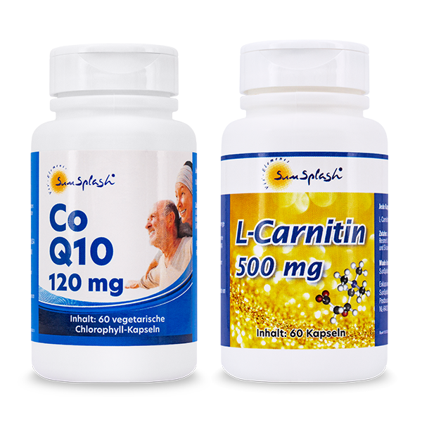 CoQ10  /  L-Carnitin - Powerpackg (KOMBI 2 x 60 Kaps.)