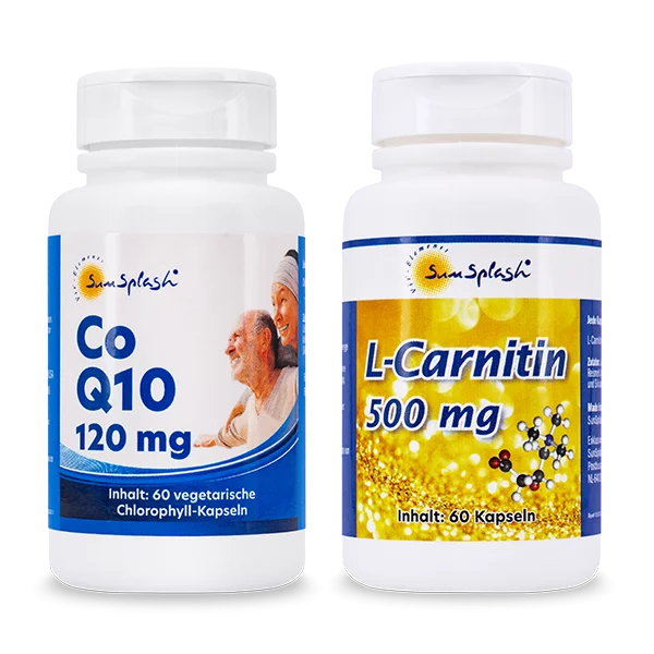 CoQ10  /  L-Carnitin - Powerpackg (KOMBI 2 x 60 Kaps.)
